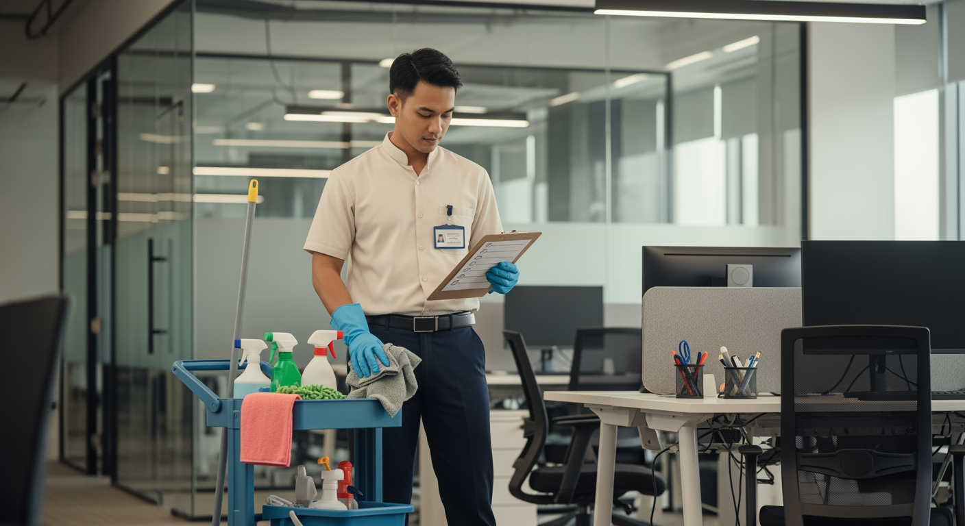 Read more about the article Cara Kerja Jasa Cleaning Service Terbaik dari SOP Hingga Eksekusi – Adhicare