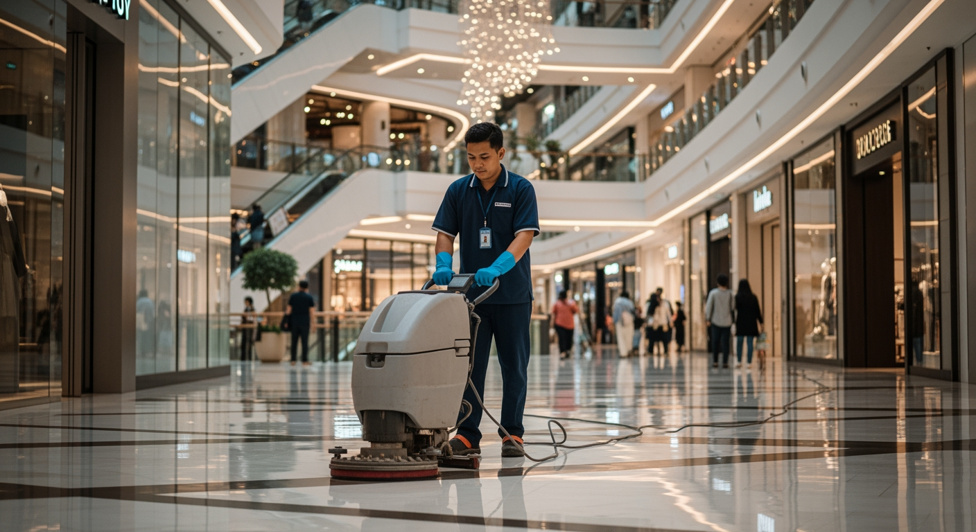 Read more about the article Yayasan Penyalur Tenaga Kerja Cleaning Service Untuk Mall Dan Area Publik Jabodetabek Bersama Adhicare